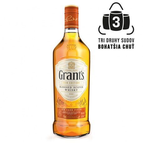 Grant´s Rum Cask Finish 0,7l 40%